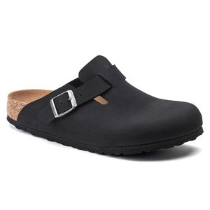 NIB Birkenstock Boston Black Vegan Clogs Regular Width Select Size -